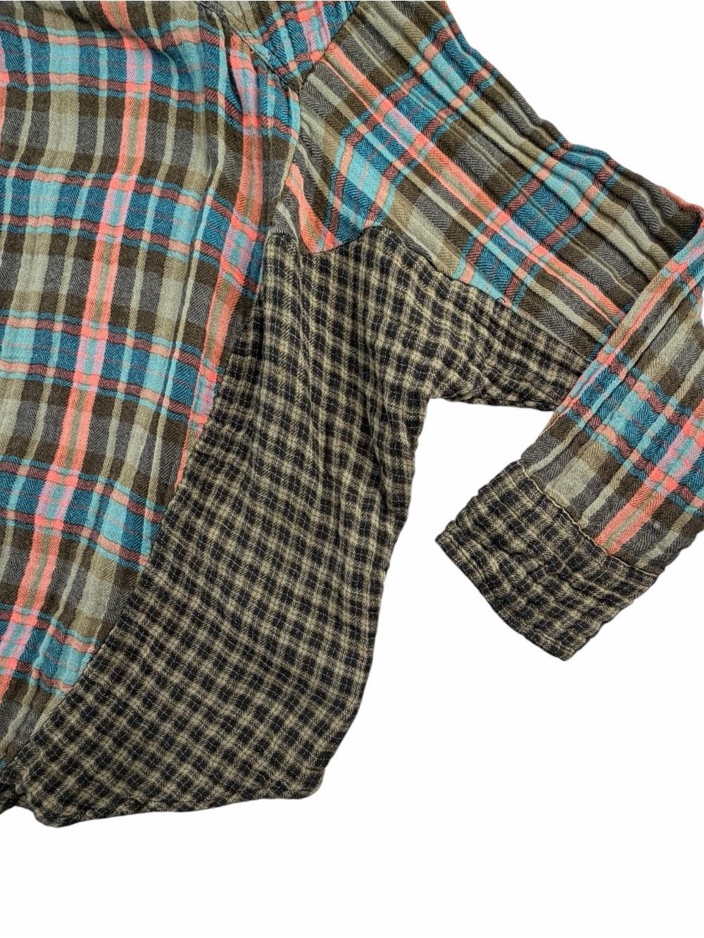 Free People Women’s “One Of The Guys” Oversized Button-Up Flannel Size Smallo - Picture 8 of 9